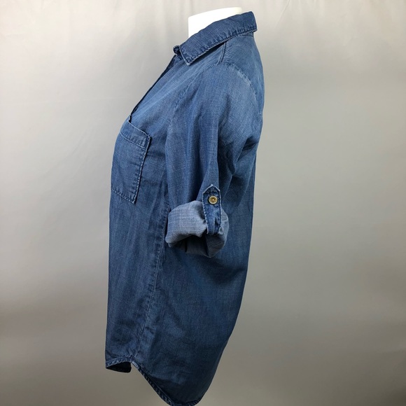 Cloth & Stone Women’s Chambray Popover Size XS - Picture 3 of 5